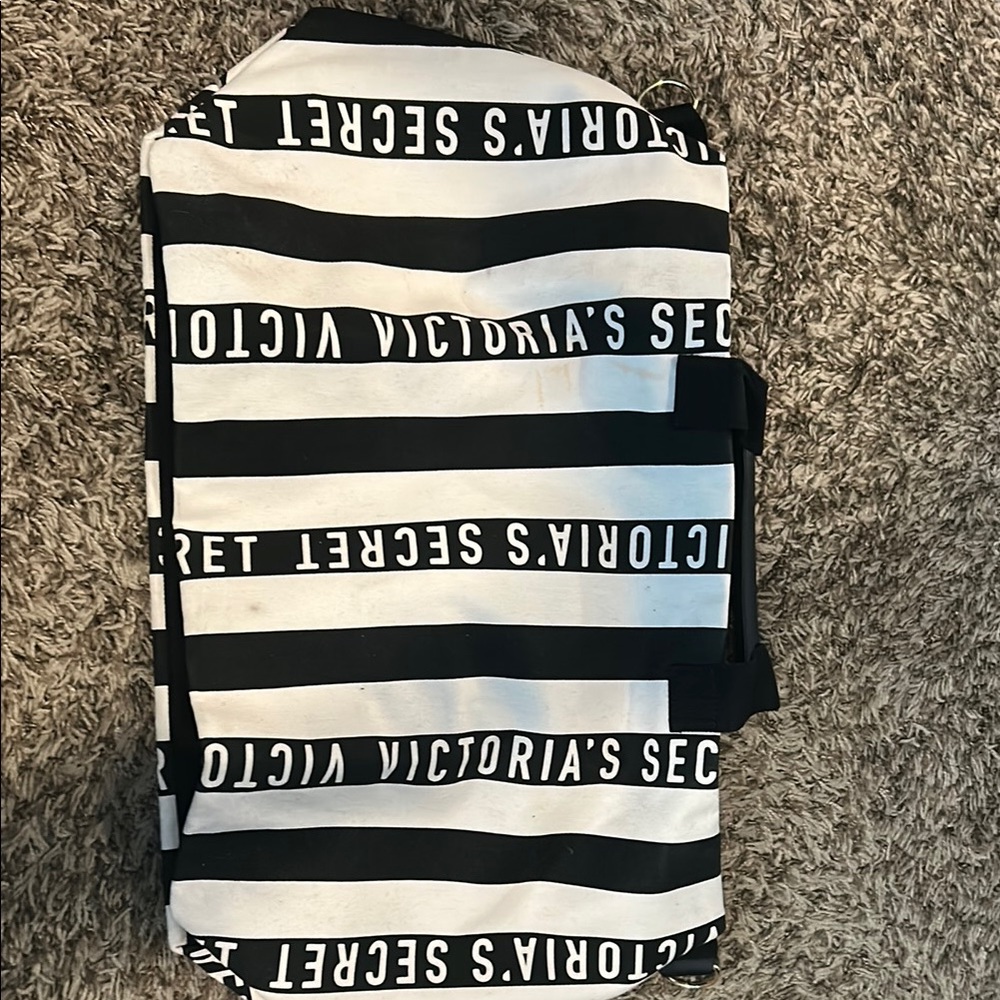 Victoria's Secret Monochrome Striped Tote